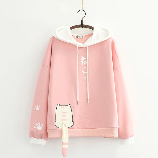 Kawaii Hooded Women's Sweatshirt