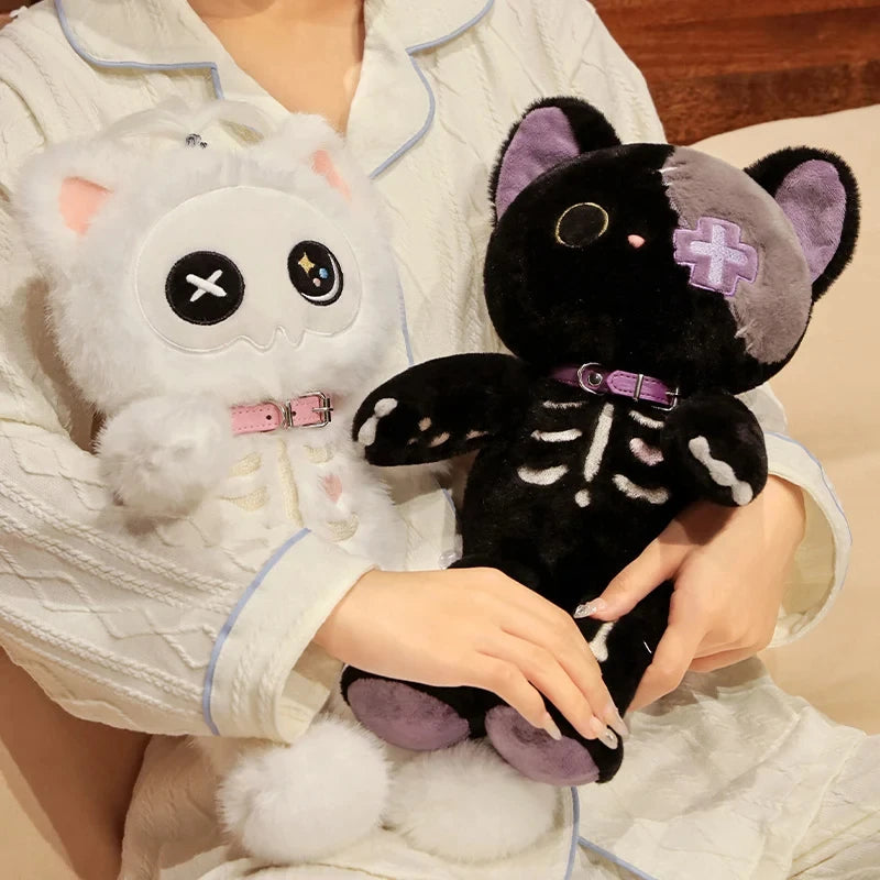 Frankie &Steeny The Adorable Gothic Cat plushies