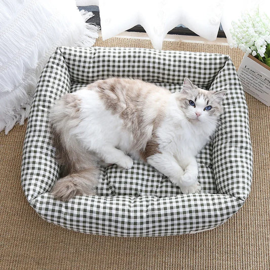 Soft Plush Cat Bed