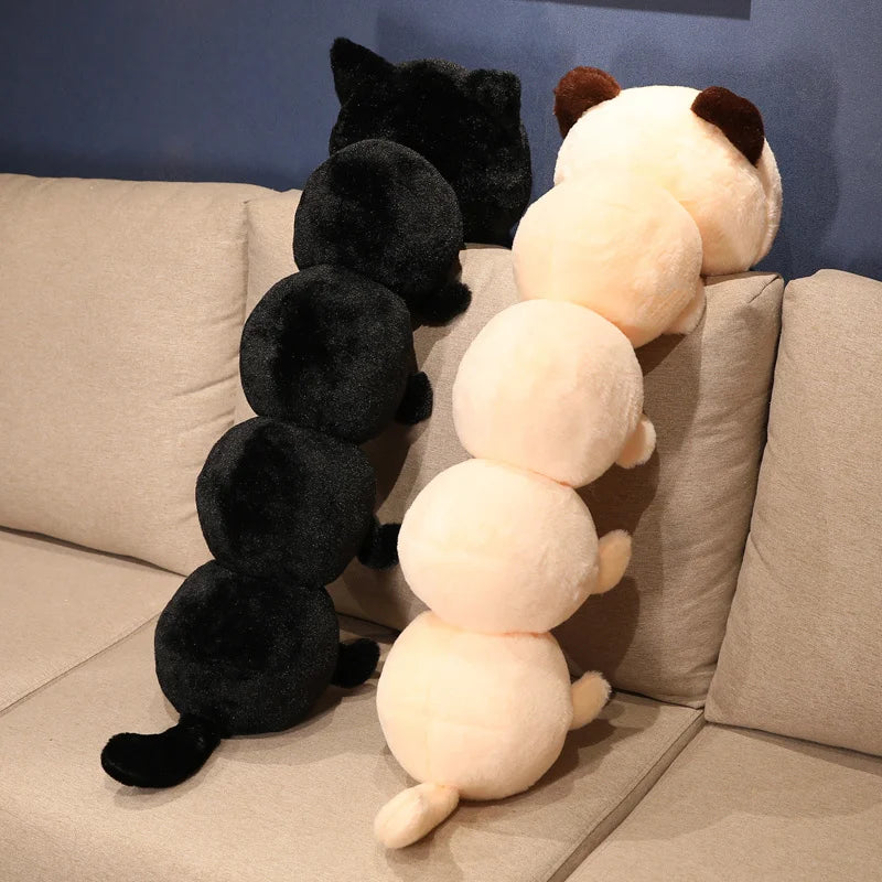 Giant Caterpillar Cat Pillow Plushie