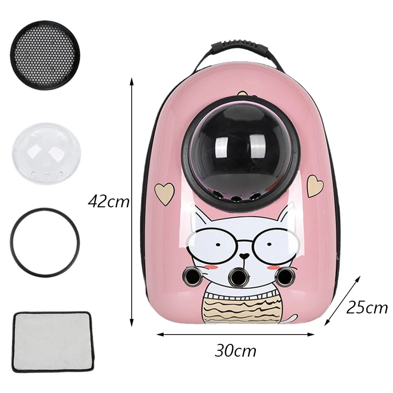 Cartoon Backpack Cat Carrier