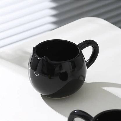 Black Cat Ceramic Coffee Cup