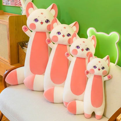 Long Kawaii Cat Pillow