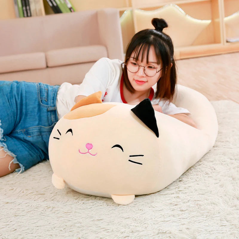 Big Squishy Cat Cushion Plush