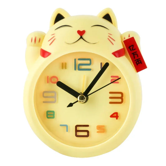 Retro Lucky Cat Alarm Clock