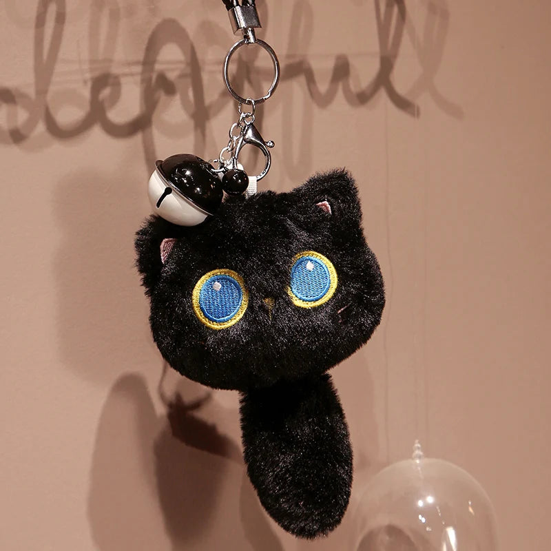 Kawaii Big Black Cat Plush