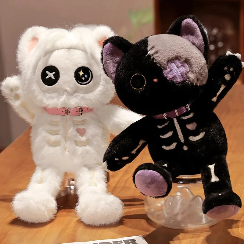 Frankie &Steeny The Adorable Gothic Cat plushies