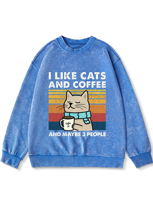 Coffee And Cat Lover Sweater