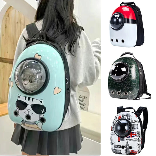 Cartoon Backpack Cat Carrier