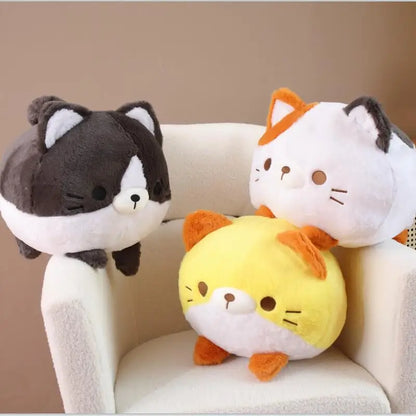 Cute Fat Cat Plush Pillow