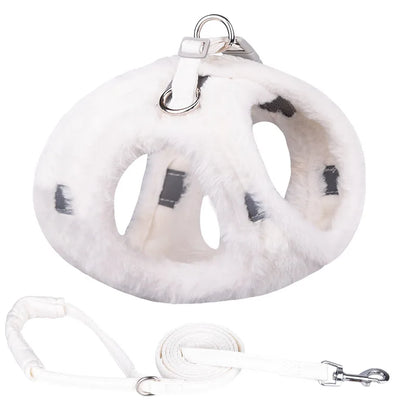 Warm Winter Cat Harness and Leash