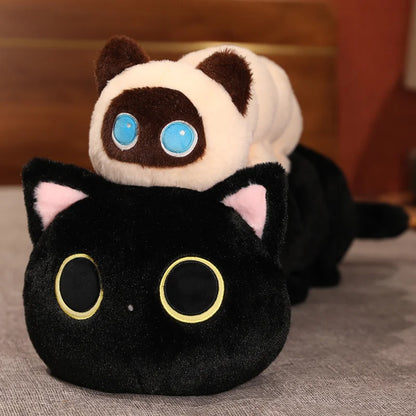 Giant Caterpillar Cat Pillow Plushie