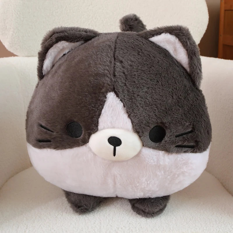 Cute Fat Cat Plush Pillow