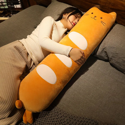 Squishy Baguette Bread Cat Pillow