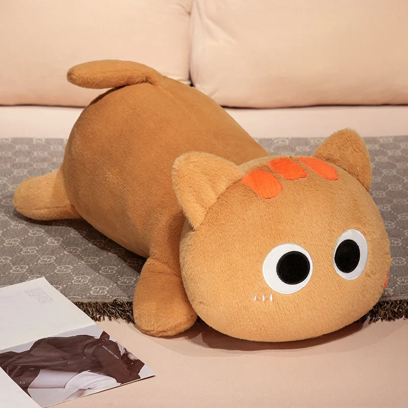 Big Eyed Long Cat Plush