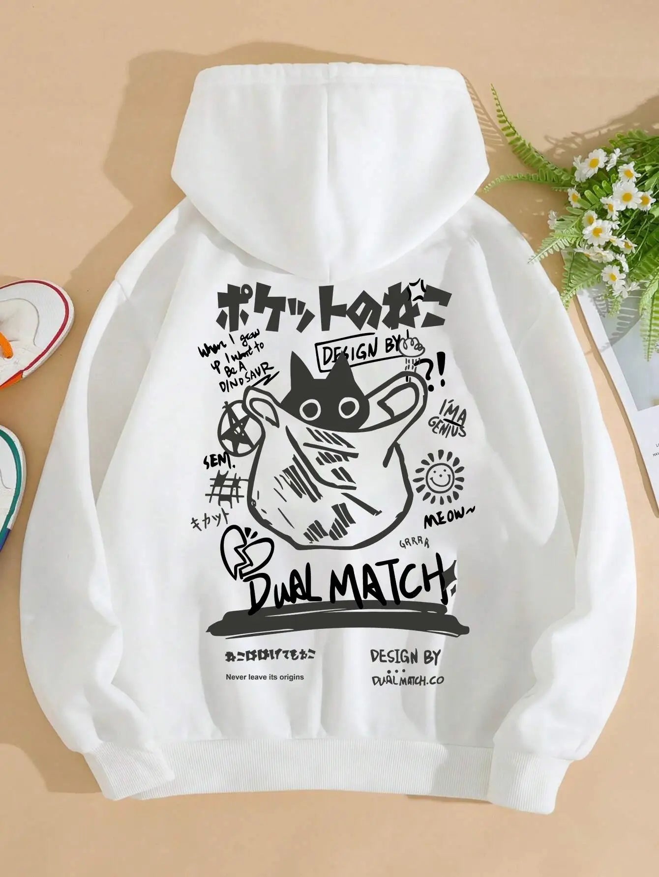 Anime Style Cat Hoodie