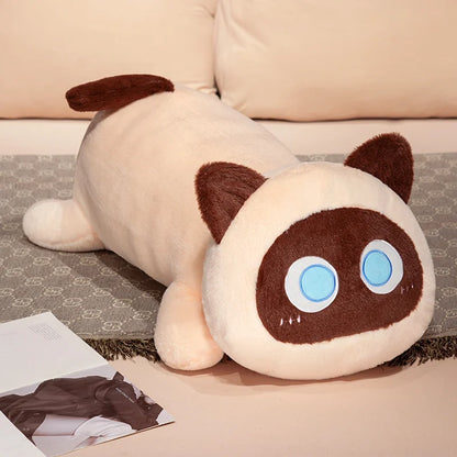 Big Eyed Long Cat Plush