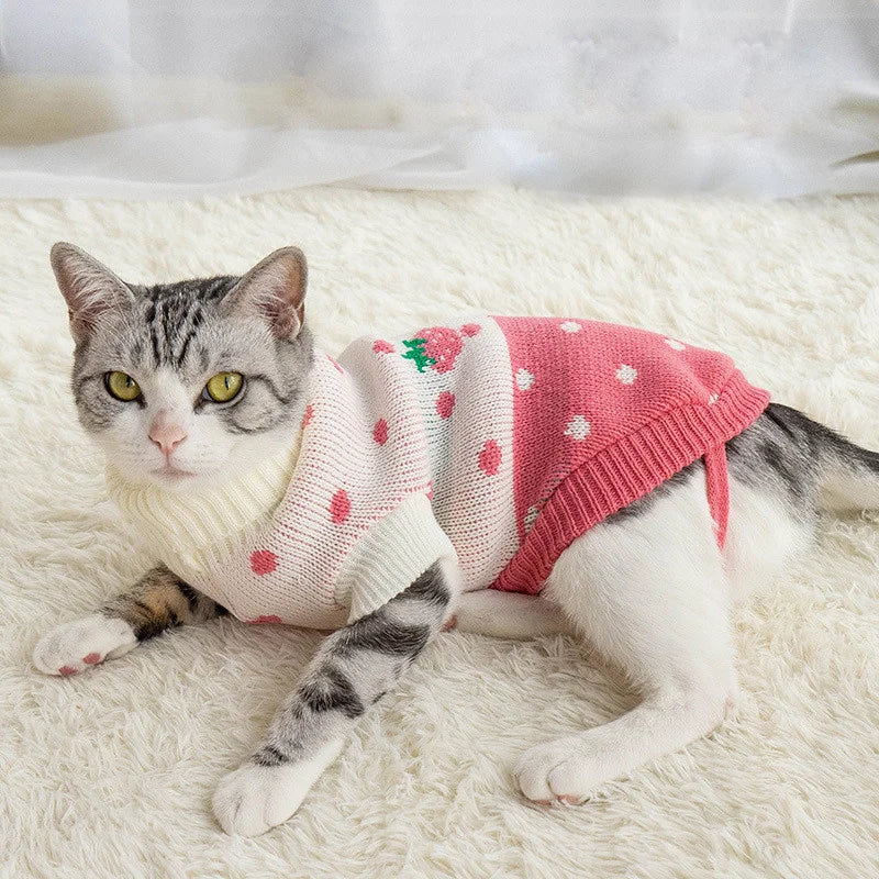 Warm Winter Cat Sweater