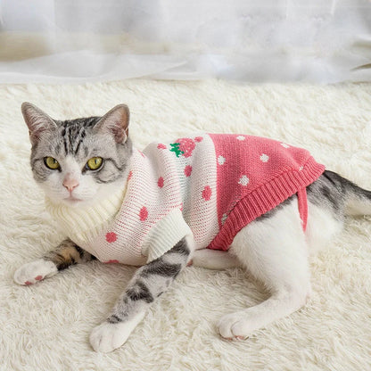 Warm Winter Cat Sweater