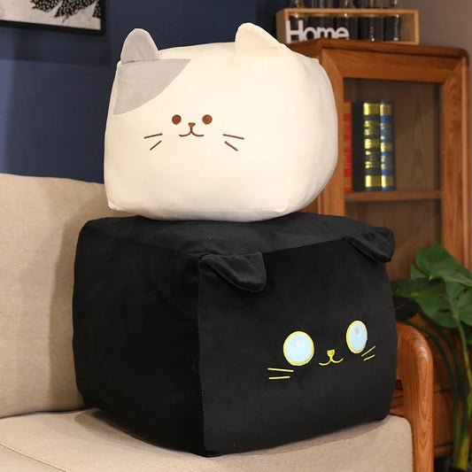 Square / Cubic Cat Pillow Plushie